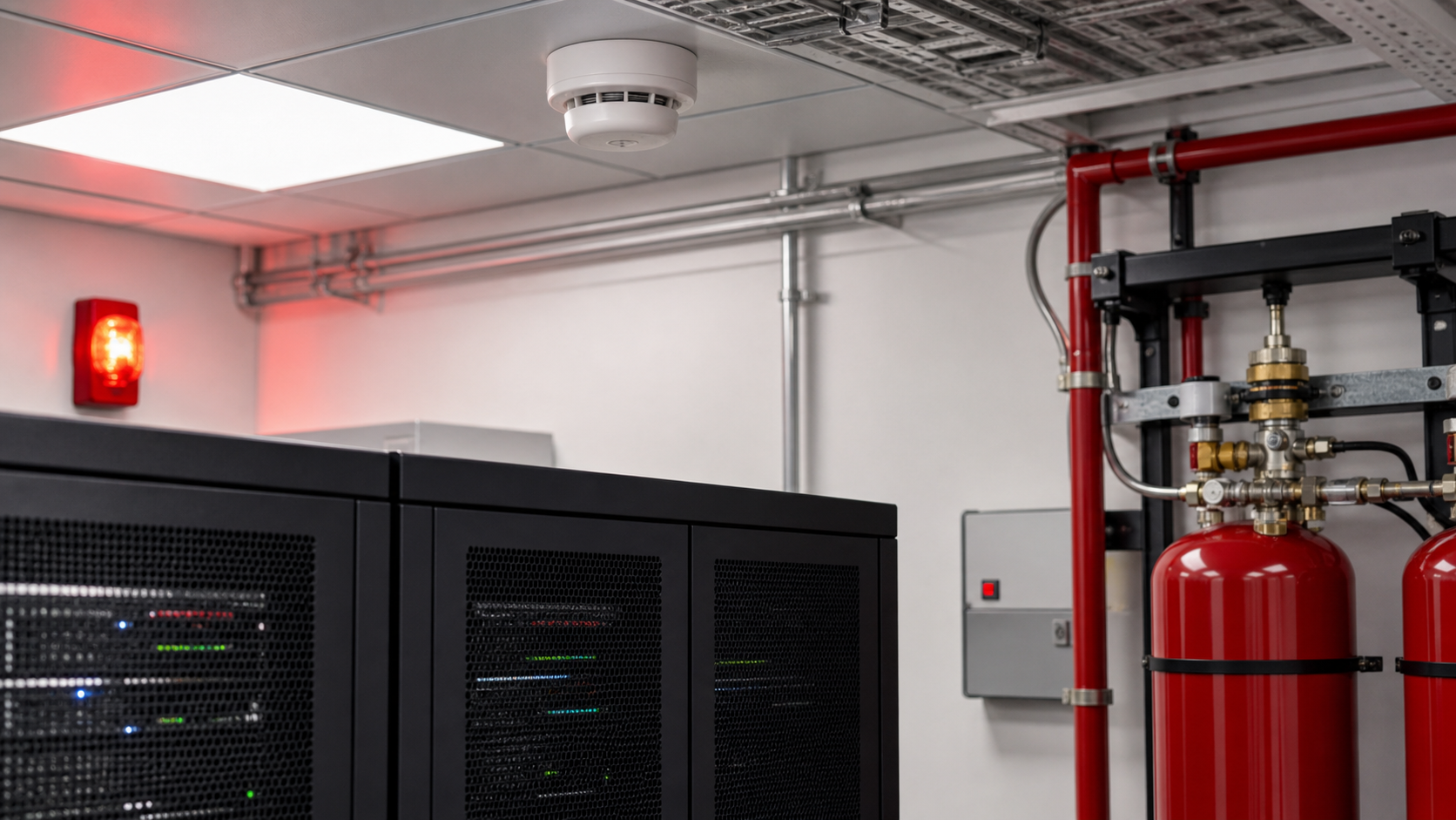 Sistema de detección y extinción para sala de datacenter